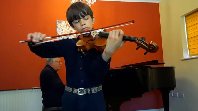 Скерцо-Тарантелла Венявский, репетиция, Миша Андреев Scherzo-Tarantella Wieniawski Rehearsal Misha,