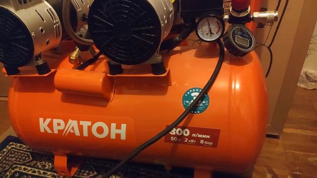 КРАТОН АС-300-50-OFS компрессор время накачки смотреть онлайн