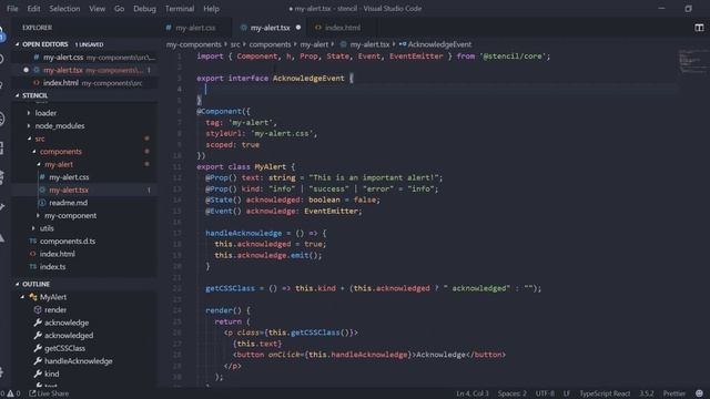 StencilJS fundamentals смотреть онлайн