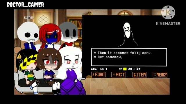 Undertale React To Gaster Fight /lazy /bad Grammar