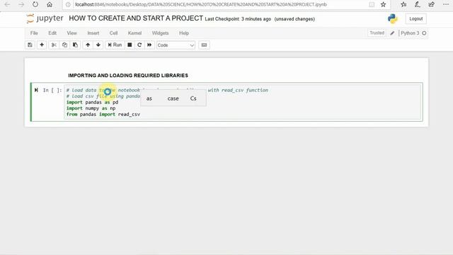 Python Pandas : How To Create and start a project in data science смотреть онлайн