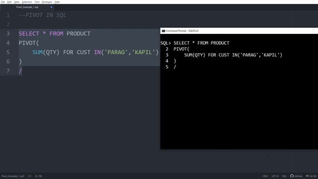 Pivoting in SQL Oracle - Practical Demo смотреть онлайн
