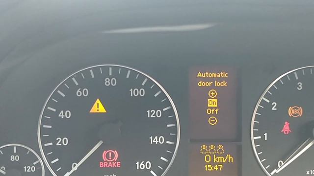 Mercedes A Class W169 Auto Door Lock Setting смотреть онлайн
