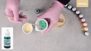 Жирорастворимые гелевые красители. Как покрасить шоколад.