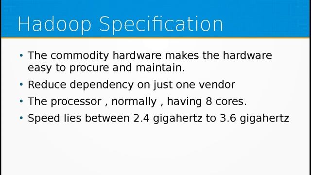 Lecture 11 - Hadoop - Hadoop Cluster Set Up and RAID смотреть онлайн