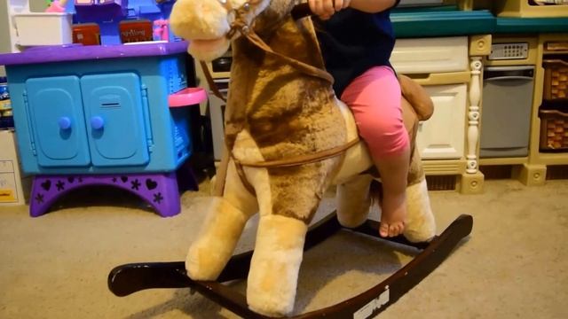 Kids Rocking Horse Toy to ride on review смотреть онлайн