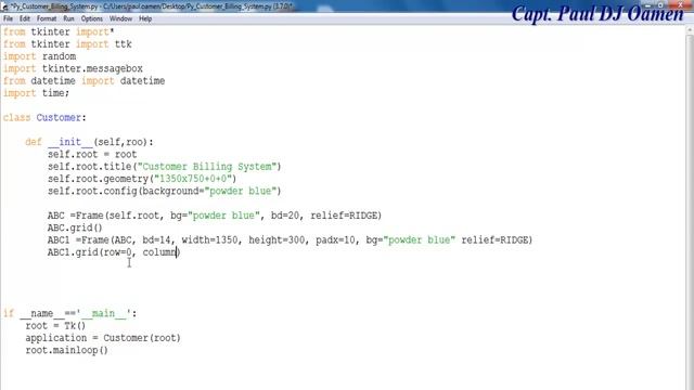How to Create a Customer Billing System in Python - Part 1 of 4 смотреть онлайн