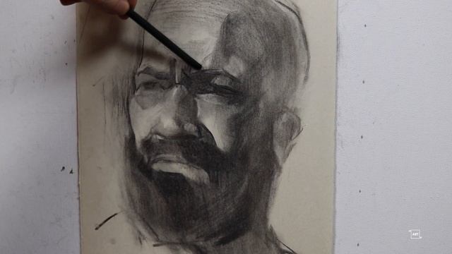 Westworld, How to paint a face, oil sketch, Jeffrey Wright #16 смотреть онлайн