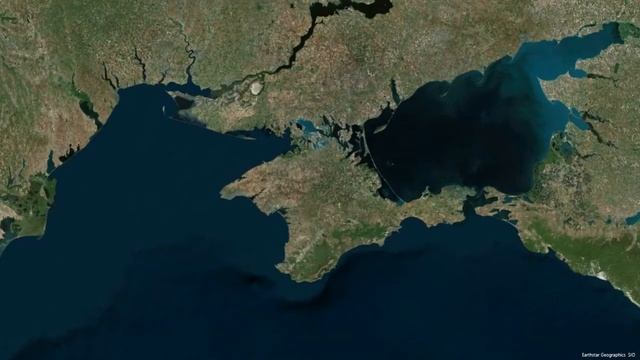 Обзор крымского полуострова в сервисе Яндекс.Карты смотреть онлайн