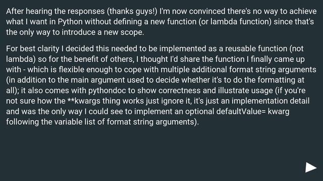 Use an expression twice in one line - as a condition AND for string formatting? смотреть онлайн