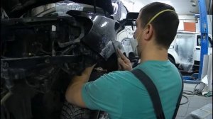 Рихтовка при помощи напильника.