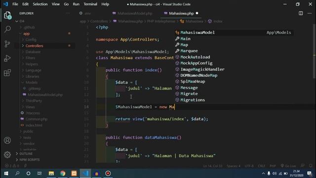 Tutorial Codeigniter 4 | Model & Read смотреть онлайн
