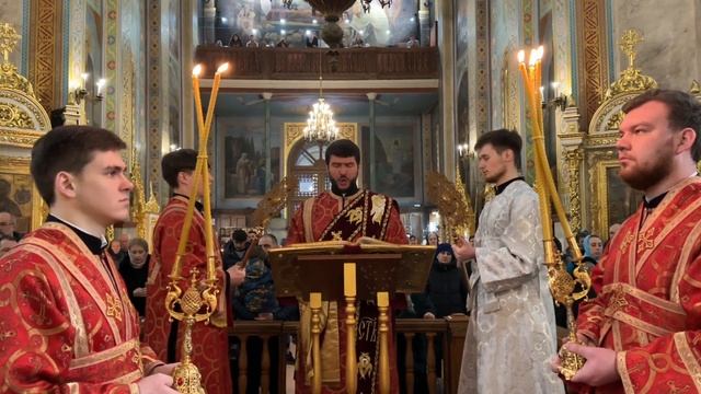 Божественная Литургия в Свято-Успенском кафедральном соборе смотреть онлайн