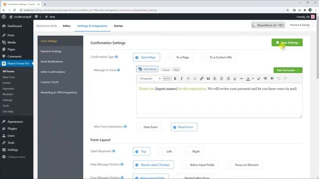 How to Restrict your WordPress Forms Entry for specific Time and Date | WP Fluent Forms смотреть онлайн