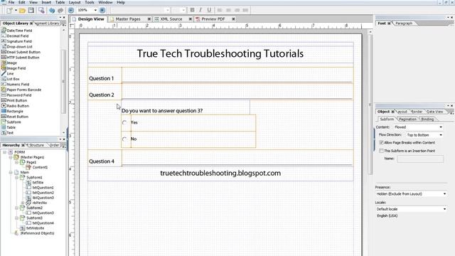 Form Flow Applied to Radio Buttons in Adobe LiveCycle ® смотреть онлайн
