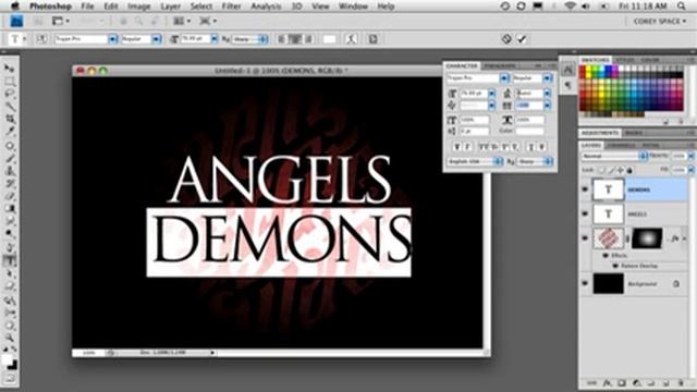 Angels and Demons Effects Tutorials Planet Photoshop смотреть онлайн