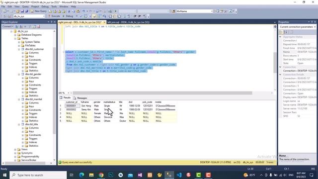 How to use right join in sql server смотреть онлайн