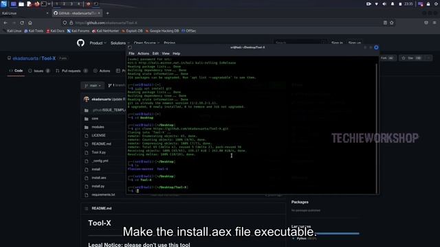 Tool-x installation and Explanation| all hacking Tools in one place... @TechieWorkshop смотреть онлайн
