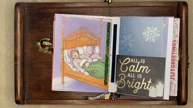 The Night Before Christmas - Junk Journal Flip Through - Christmas Memories Keepsake Book смотреть онлайн