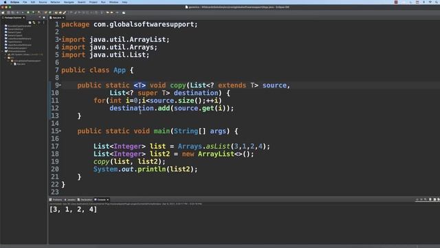 Wildcards and Bounded Type Parameters in Java смотреть онлайн