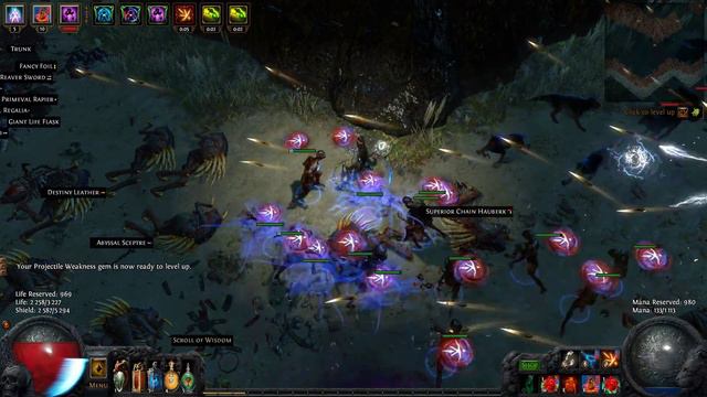 Path Of Exile - 2.0 Build Summoner witch testing new spectres on plateau 75 lvl смотреть онлайн