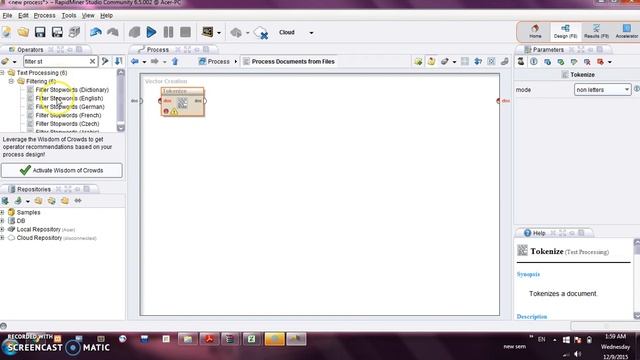 text transformation using RapidMiner смотреть онлайн