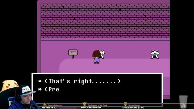 Undertale Blind First Play: Hello Goat Mom! смотреть онлайн