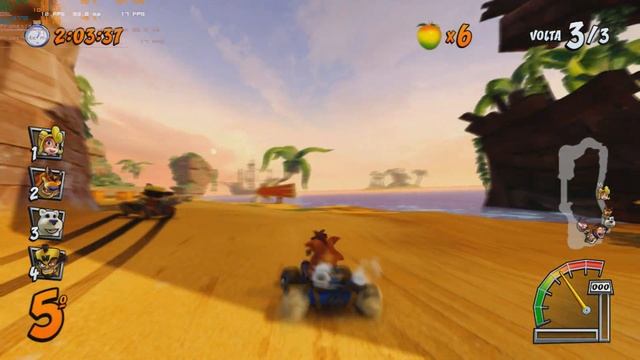 YuZu Early Access 622 - Crash Team Racing Nitro Fueled - API OpenGL Res (1280x720) MODs used смотреть онлайн