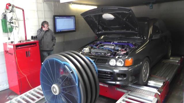4wd ep85 starlet turbo. miss fire on the dyno смотреть онлайн