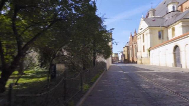 4K city walks Krakow Poland , Walking the Royal Route смотреть онлайн