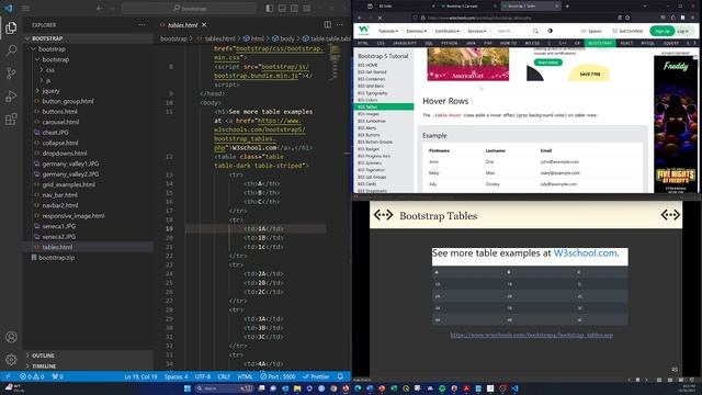 Bootstrap: Tables смотреть онлайн
