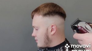 Мужская стрижка /кроп/ /фейд/ переход с нуля