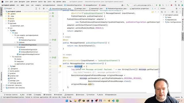 Google Cloud Pub Sub Spring Boot смотреть онлайн