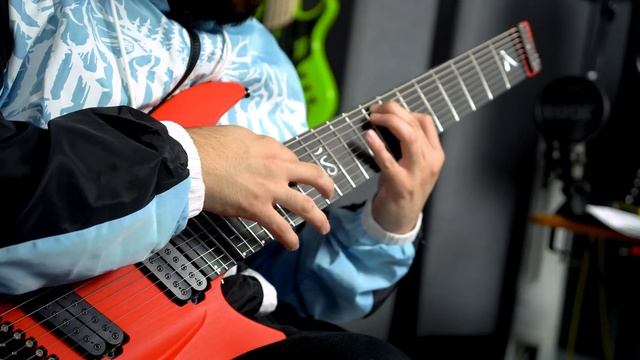 An ABSOLUTE UNIT Of A Guitar... ARISTIDES H/09R 9 String Guitar Demo & Review смотреть онлайн