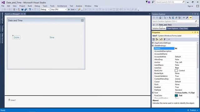 HOW TO DISPLAY CURRENT SYSTEM DATE AND TIME ON A LABEL смотреть онлайн