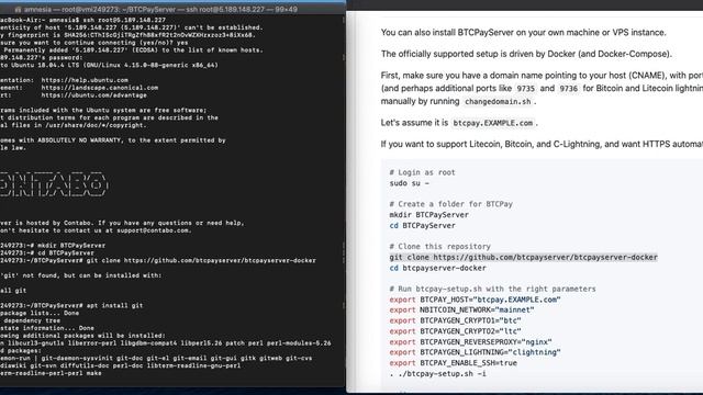 How to deploy BTCPay Server on a VPS (Docker ?) смотреть онлайн