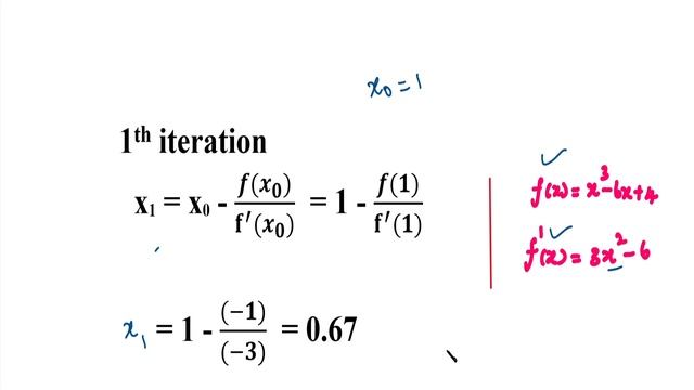 Newton-Raphson method | Find the root between 0 and 1 of x^3 = 6x – 4 | Tamil смотреть онлайн