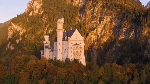 Осенние краски Германии.Замок Нойшванштайн. смотреть онлайн