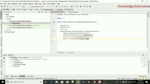What is Multi Threading in android? with example program explained in Tamil смотреть онлайн