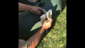 КАК УСТАНОВИТЬ ДАТЧИК ЭХОЛОТА НА ЛОДКЕ БЕЗ ТРАНЦА