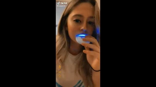Tik Tok Teeth Whitening Device Spit Challenge  Compilation