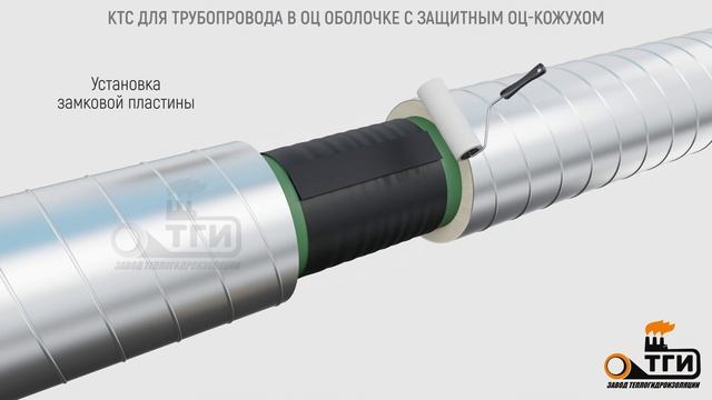KTC-3. Комплект теплогидроизоляции сварного стыка труб в ОЦ оболочке с применением скорлупы ППУ. смотреть онлайн