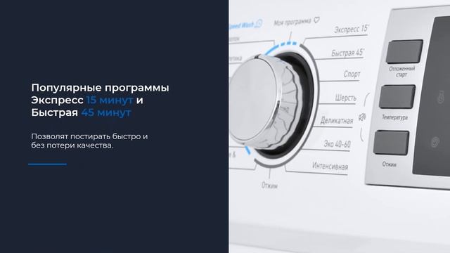 Стиральная машина ZUGEL ZWF9141I Inverter смотреть онлайн
