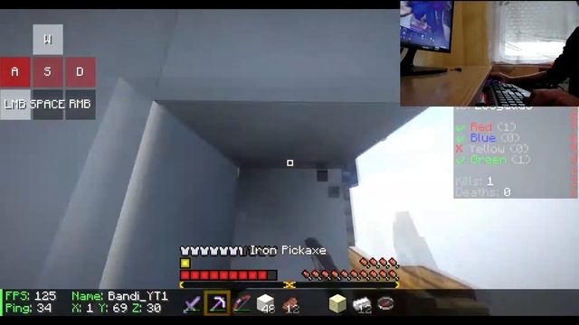 Minecraft BedWars [Click Sounds] смотреть онлайн