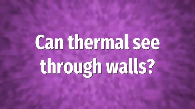 Can a thermal camera see through clothes? смотреть онлайн
