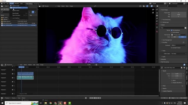 Blender Tutorial: How to Export only Audio in Blender Video Editor смотреть онлайн