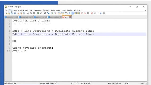 NOTEPAD++ DUPLICATE TEXT LINES: A Fastest Way to Copy or Repeat Text смотреть онлайн