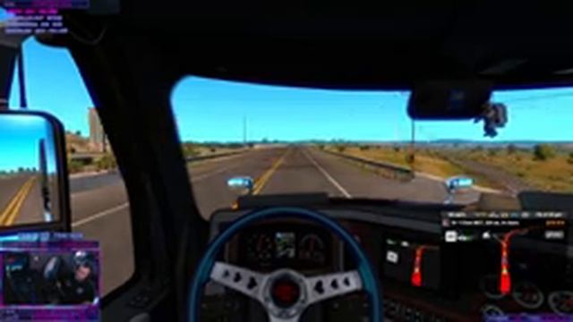 American Truck Simulator | Logitech G923 | Американское путешествие | День 1 смотреть онлайн