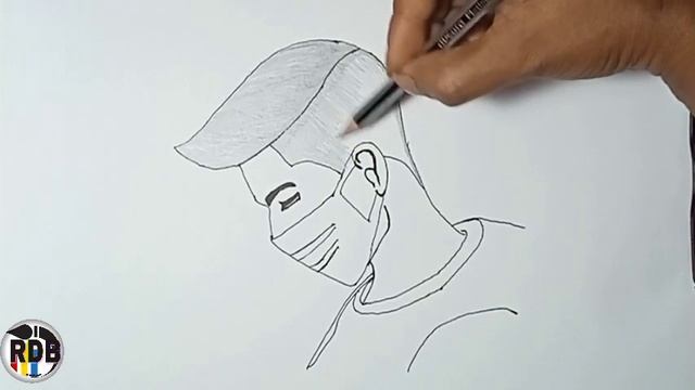 how to draw a mask boy pencil sketch easy boy drawing step by step boy pencil drawing смотреть онлайн