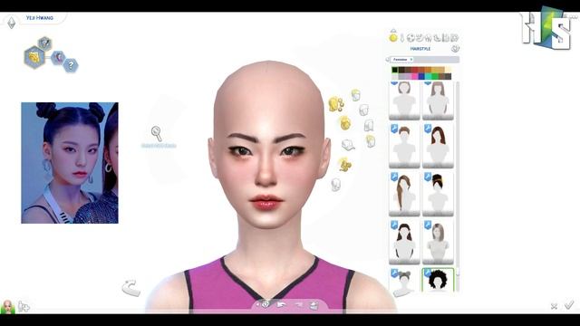 ITZY YEJI + CC List & Download | Celeb CAS | The Sims 4